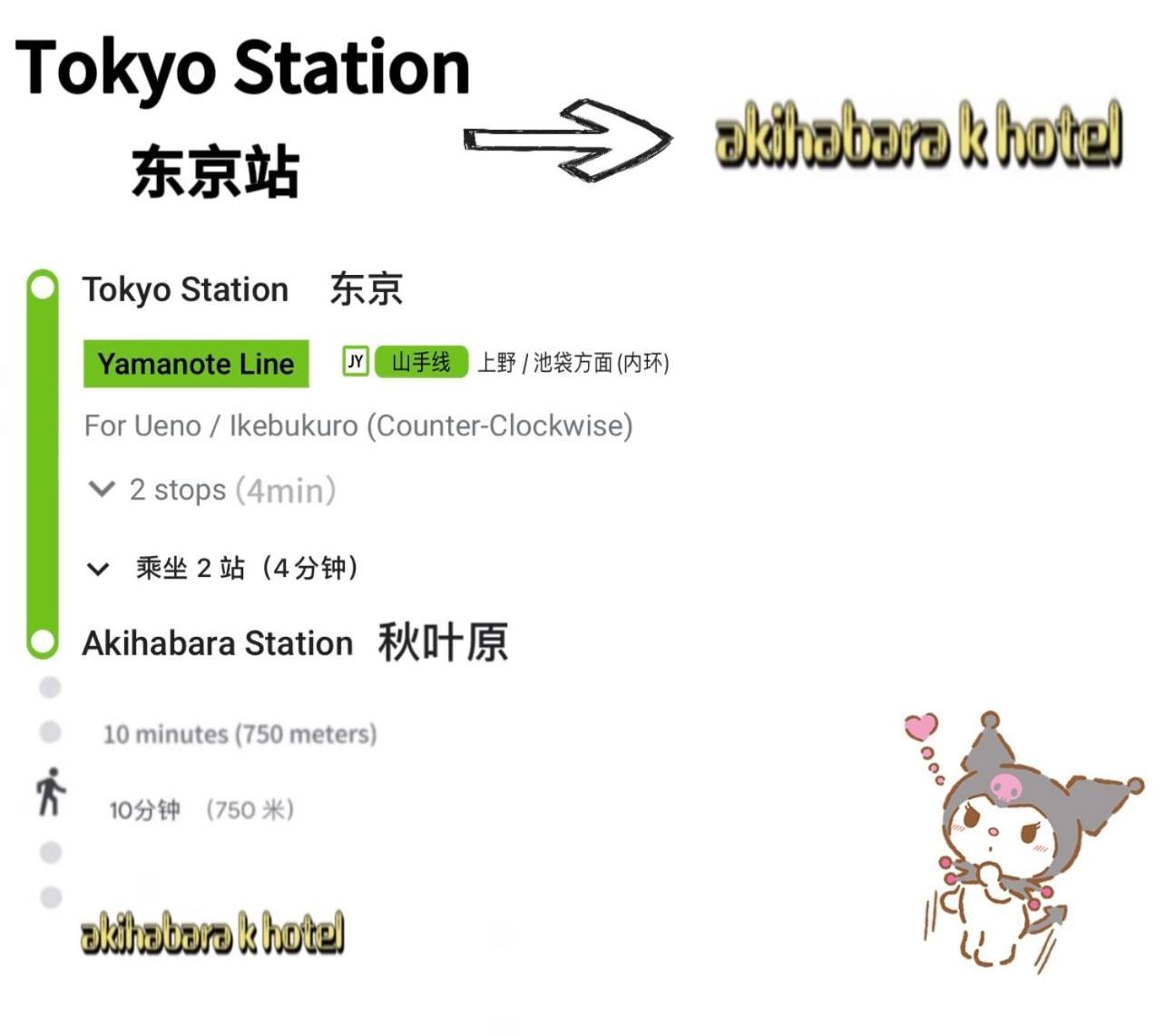 شقة Akihabara K طوكيو المظهر الخارجي الصورة